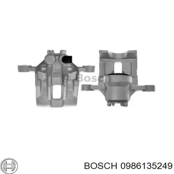 Суппорт тормозной задний правый 0986135249 Bosch