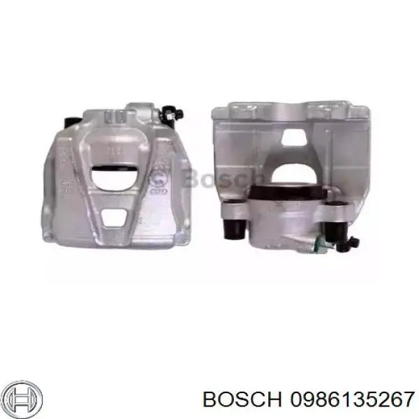 0 986 135 267 Bosch суппорт тормозной передний правый
