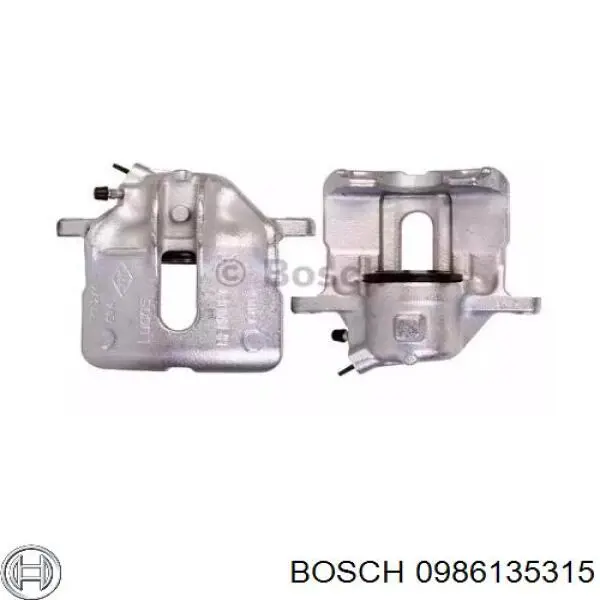 0 986 135 315 Bosch суппорт тормозной передний правый