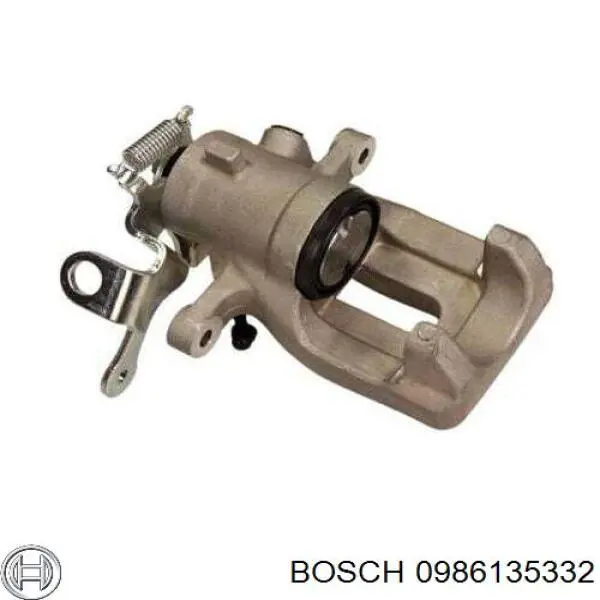Купить 0986135332 Bosch Суппорт задний правый