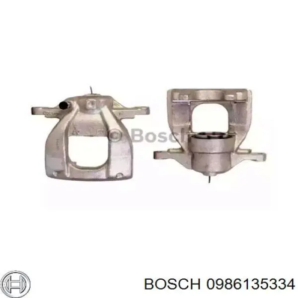 0986135334 Bosch suporte do freio dianteiro direito