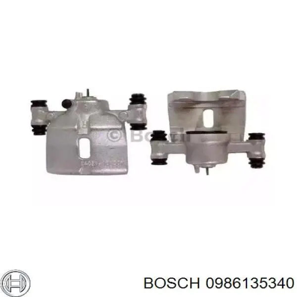 0986135340 Bosch suporte do freio dianteiro direito