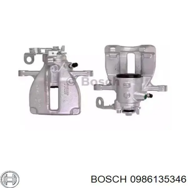 Суппорт тормозной задний правый 0986135346 Bosch