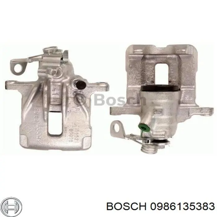 0986135383 Bosch суппорт тормозной задний правый