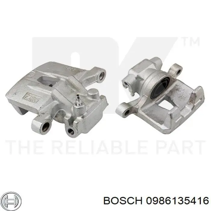 Суппорт задний правый 0986135416 Bosch