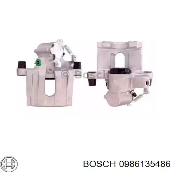 0986135486 Bosch suporte do freio traseiro direito