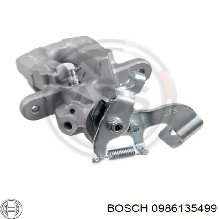 Суппорт тормозной задний правый 0986135499 Bosch