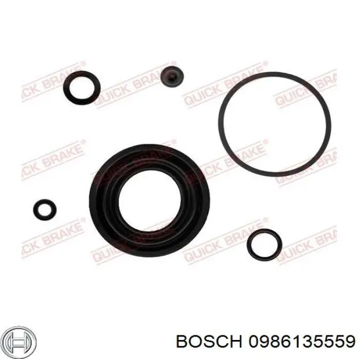 Тормозной суппорт правый задний Bosch 0986135559 цена, от 90.61 USD