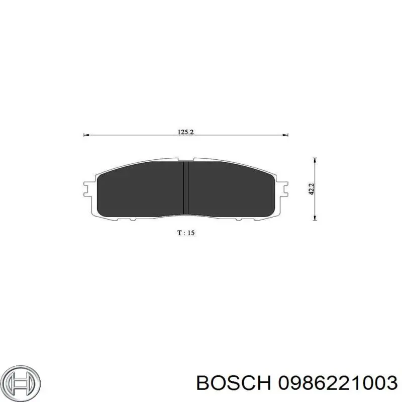 Купить 0986221003 Bosch Катушка зажигания