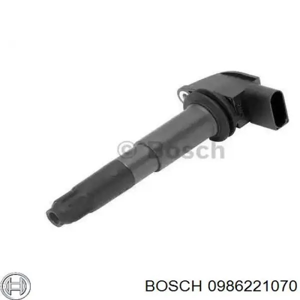 0 986 221 070 Bosch bobina de ignição