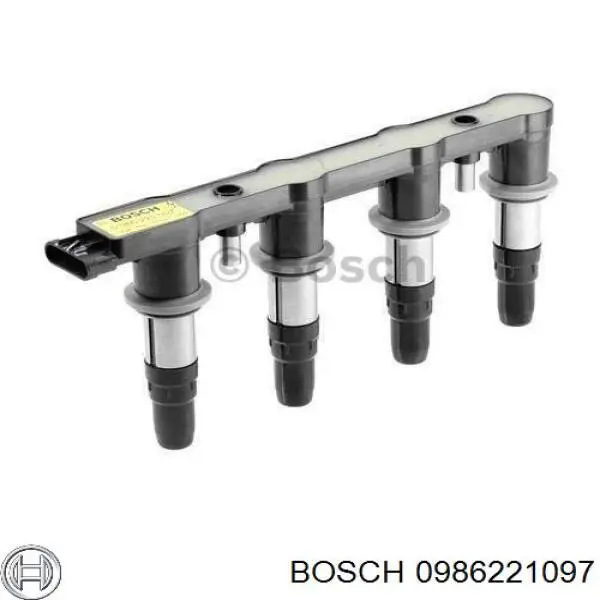 Катушка зажигания 0986221097 Bosch