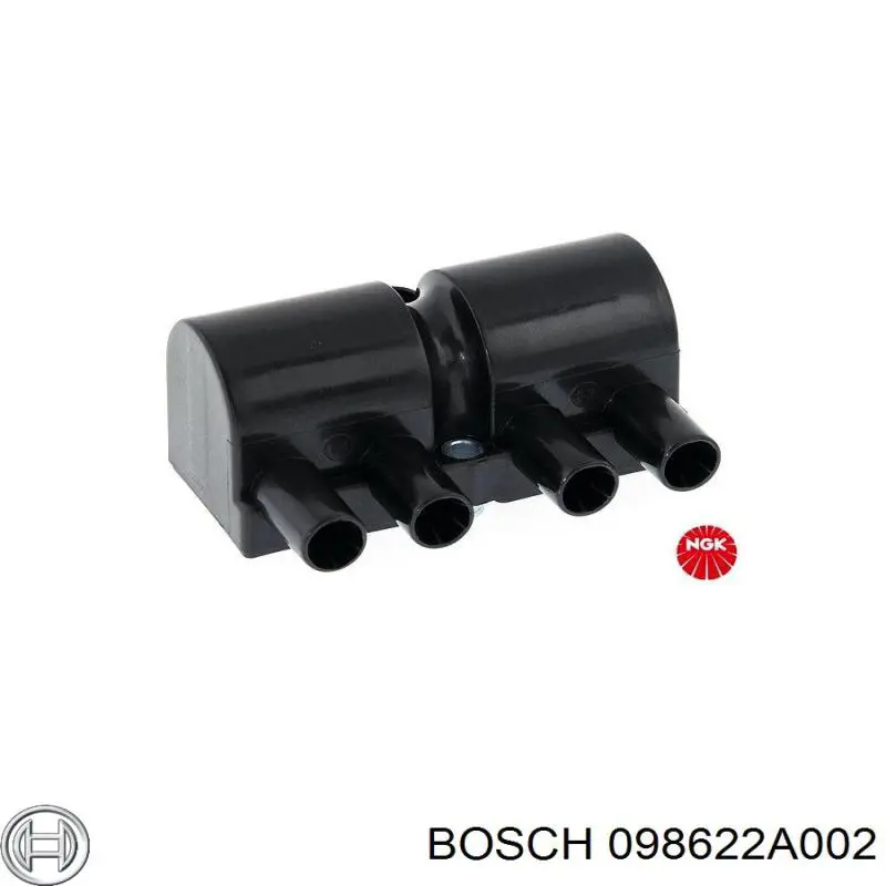 Котушка запалювання 098622A002 Bosch