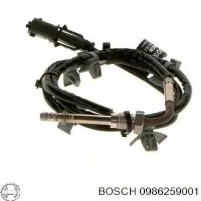 0986259001 Bosch датчик температуры отработавших газов (ог, до катализатора)