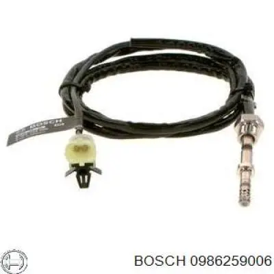 0986259006 Bosch sensor de temperatura dos gases de escape (ge, depois de filtro de partículas diesel)