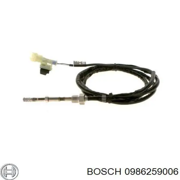 Sensor de temperatura, gas de escape, después de Filtro hollín/partículas 0986259006 Bosch