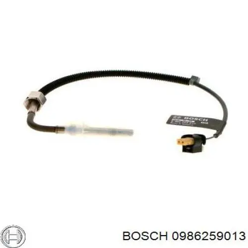 Датчик температуры отработавших газов (ОГ), до катализатора Bosch 0986259013