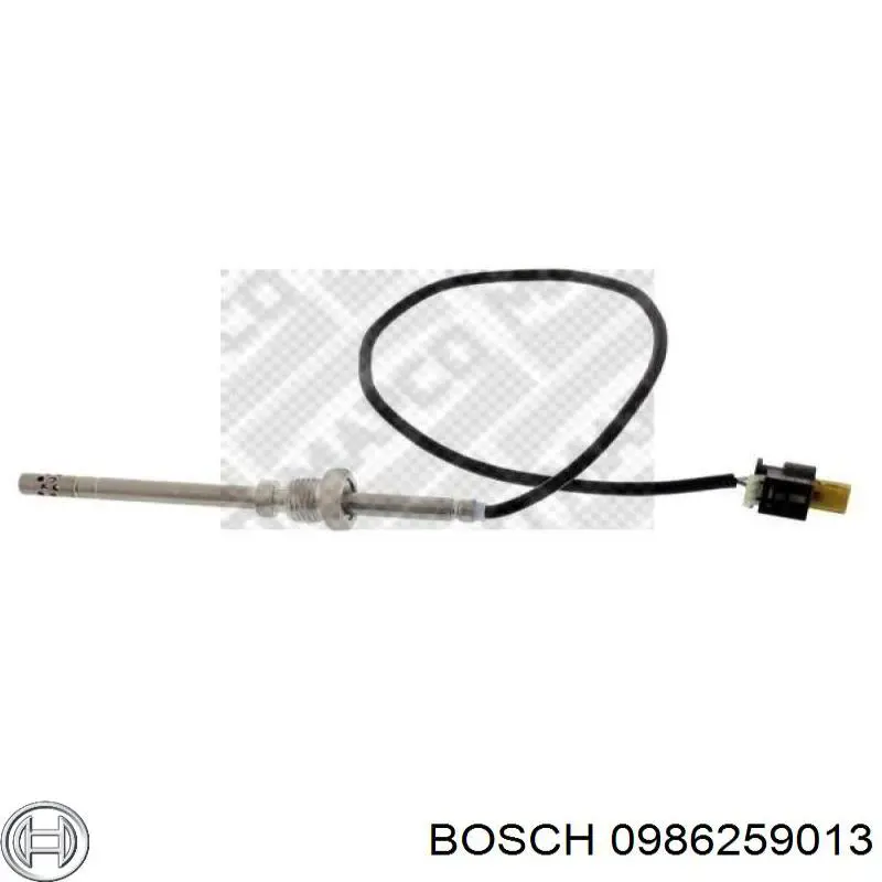 Купить 0986259013 Bosch Датчик температуры отработавших газов (ОГ), до катализатора