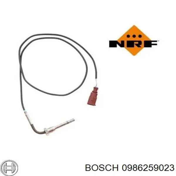 Датчик температуры выхлопных газов перед сажевым фильтром Bosch 0986259023 цена, от 42.80 USD
