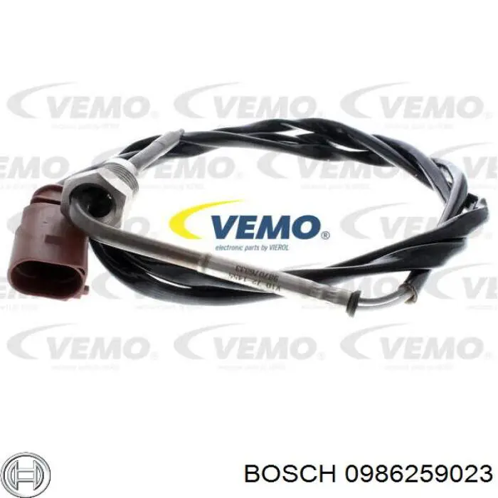 Датчик температуры отработавших газов перед сажевым фильтром Bosch 0986259023