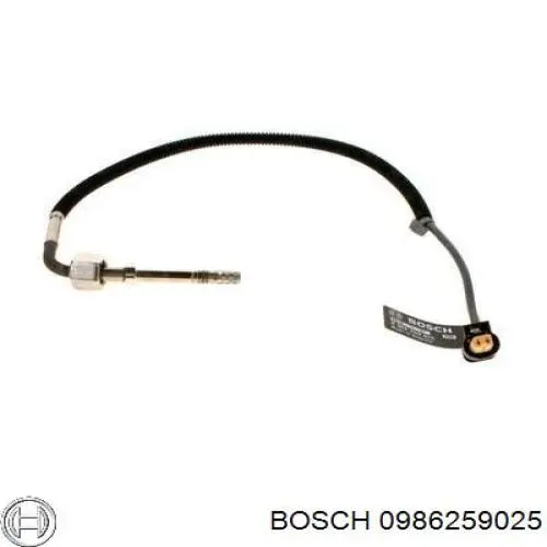 0 986 259 025 Bosch датчик температуры отработавших газов (ог, в катализаторе)