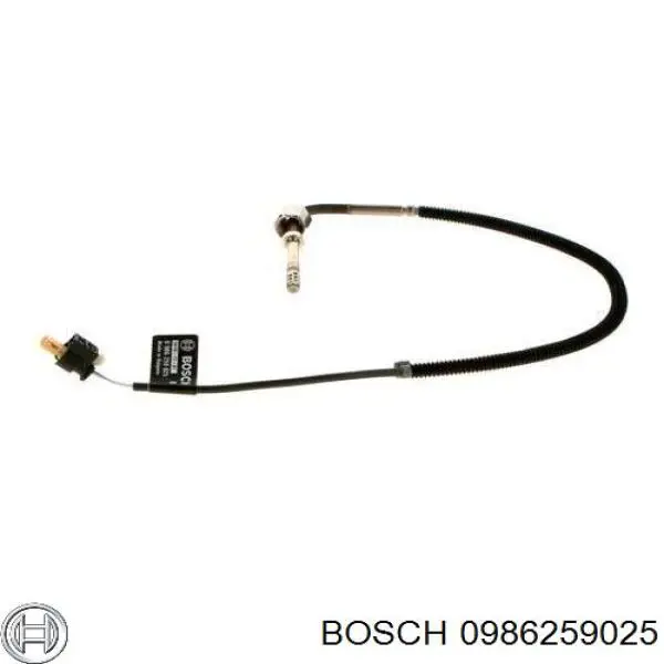 Sensor de temperatura, gas de escape, en catalizador 0986259025 Bosch