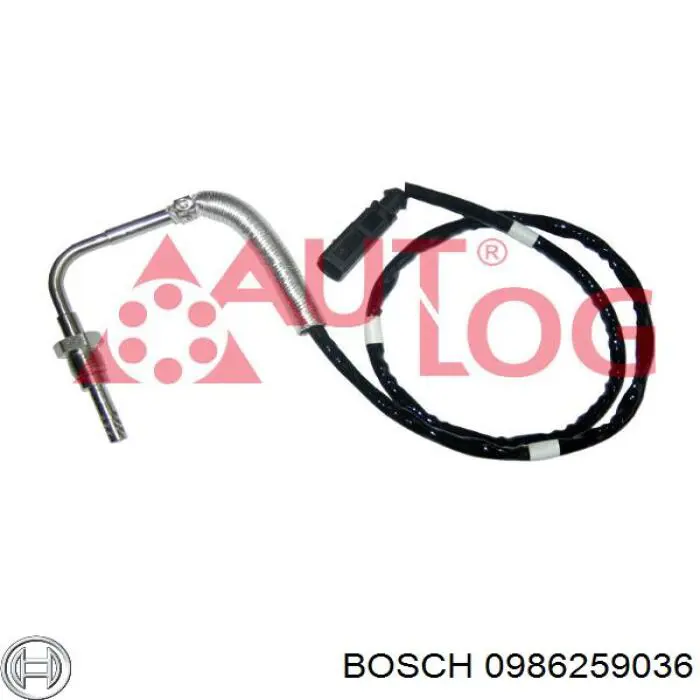Датчик температуры отработавших газов (ОГ), перед турбиной 0986259036 Bosch