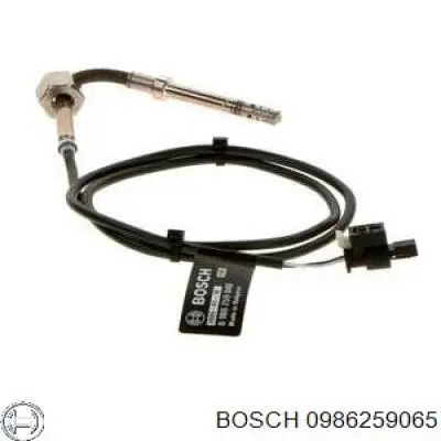 Sensor de temperatura, gas de escape, después de Filtro hollín/partículas 0986259065 Bosch