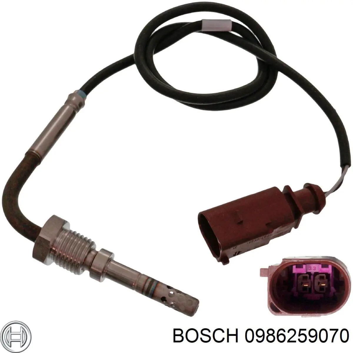 Датчик температуры отработавших газов (ОГ), перед сажевым фильтром Bosch 0986259070
