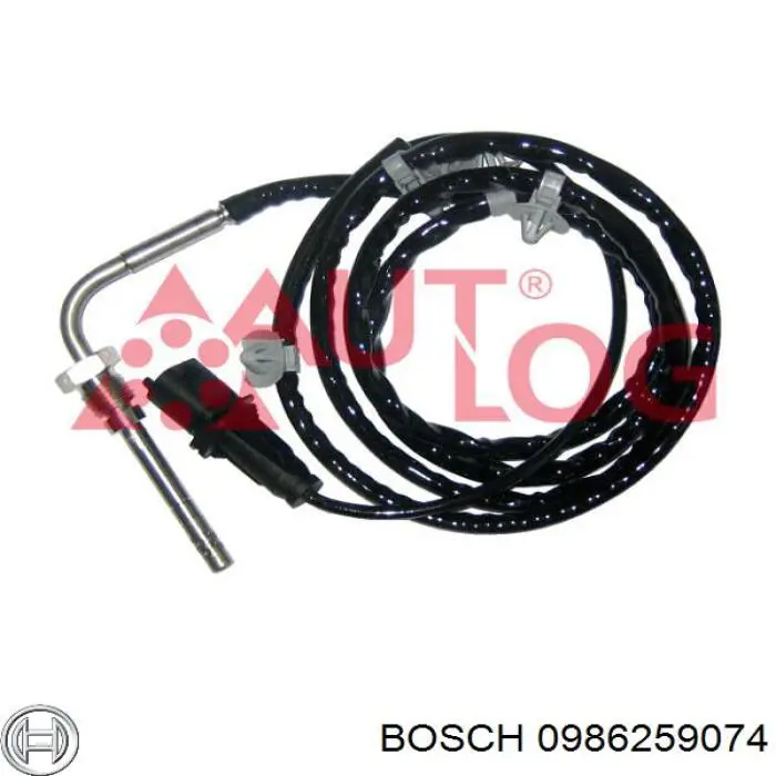 Купить 0986259074 Bosch Датчик температуры отработавших газов (ОГ), после сажевого фильтра