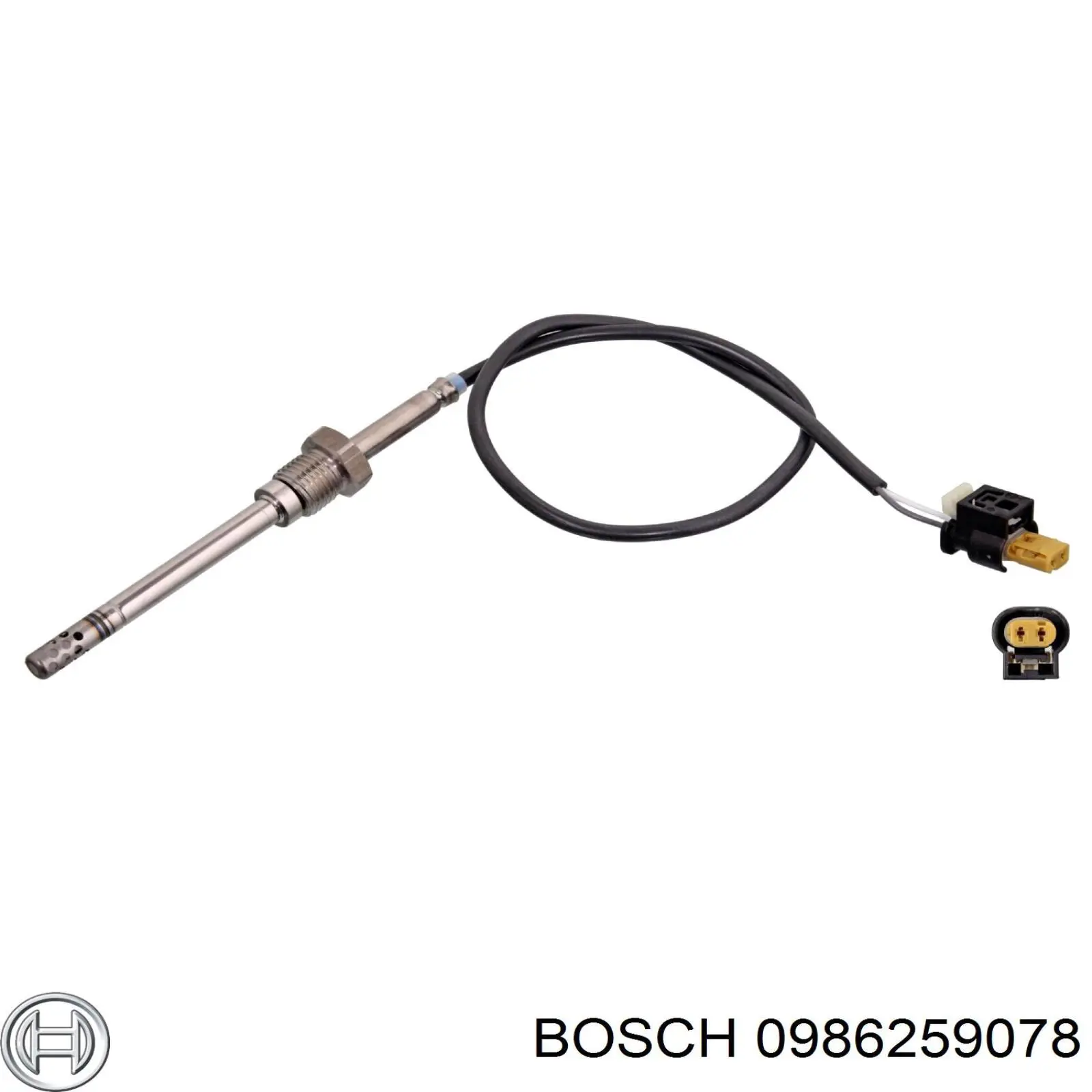 Датчик температуры отработавших газов (ОГ), сажевого фильтра Bosch 0986259078