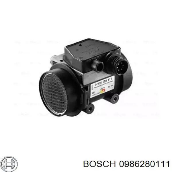 Датчик массового расхода воздуха Bosch 0986280111 цена, от 72.66 USD