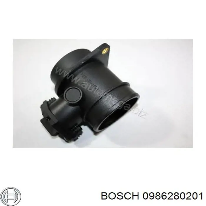 Датчик массового расхода воздуха Bosch 0986280201 цена, от 65.15 USD