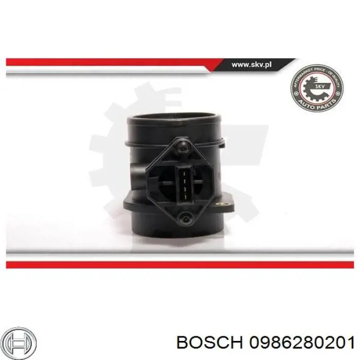 Купить 0986280201 Bosch Воздухомер