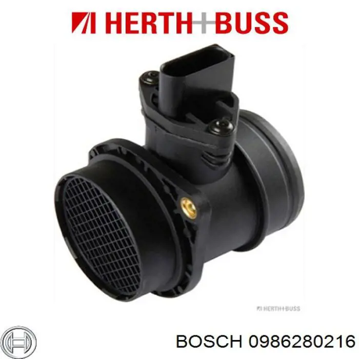 Датчик массового расхода воздуха Bosch 0986280216 цена, от 29.50 USD