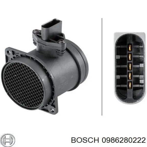ДМРВ 0986280222 Bosch