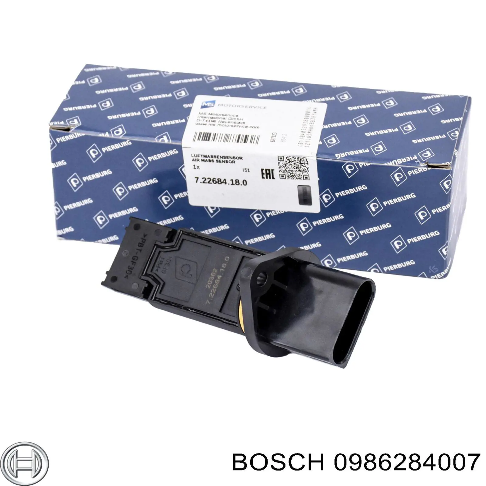 Датчик массового расхода воздуха Bosch 0986284007 цена, от 19.00 USD