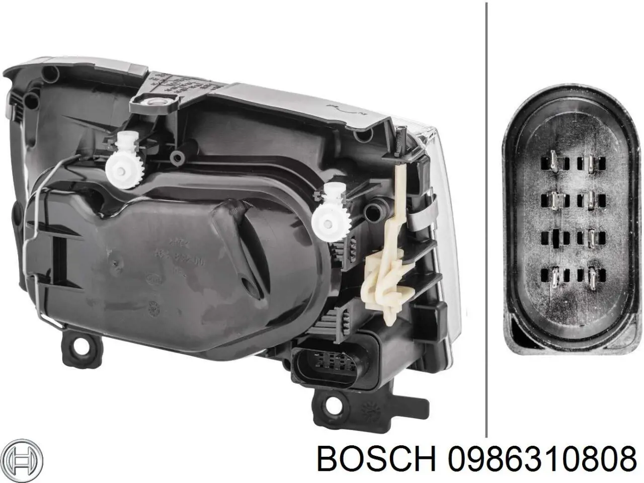 Фара правая 0986310808 Bosch