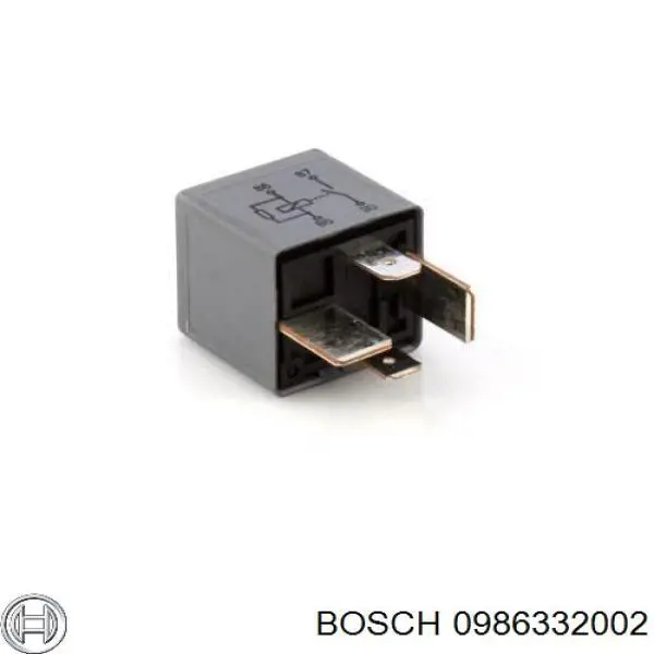 Relé eléctrico multifuncional 0986332002 Bosch