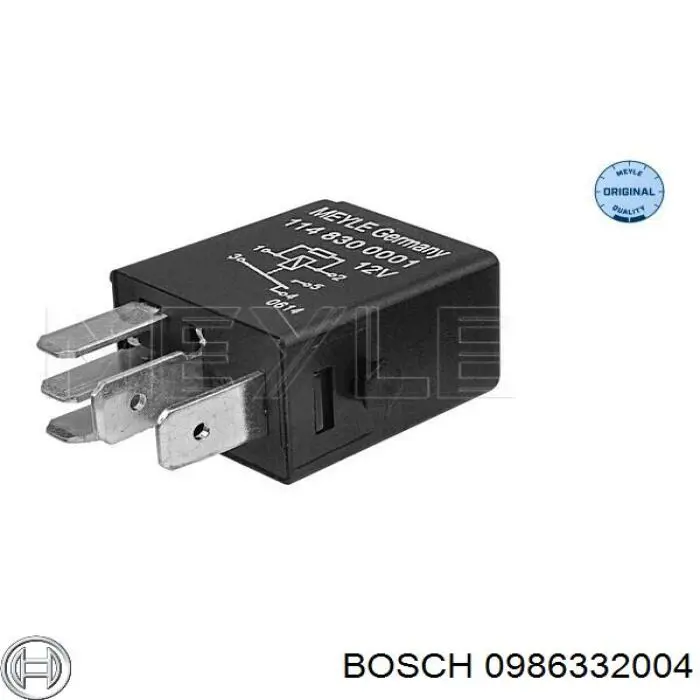 Реле стартера 0986332004 Bosch