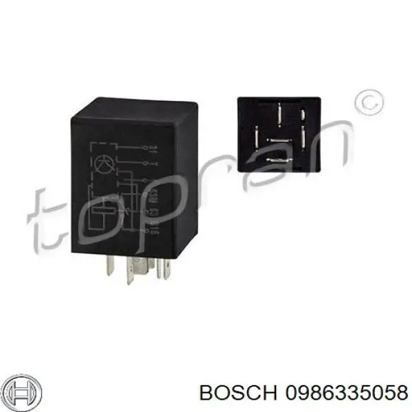 Реле дворников 0986335058 Bosch