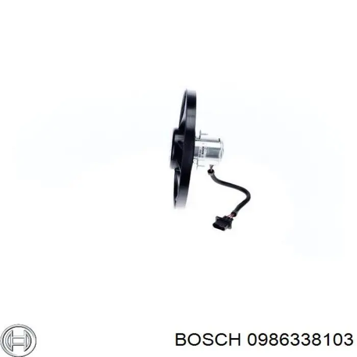 Электровентилятор охлаждения 0986338103 Bosch