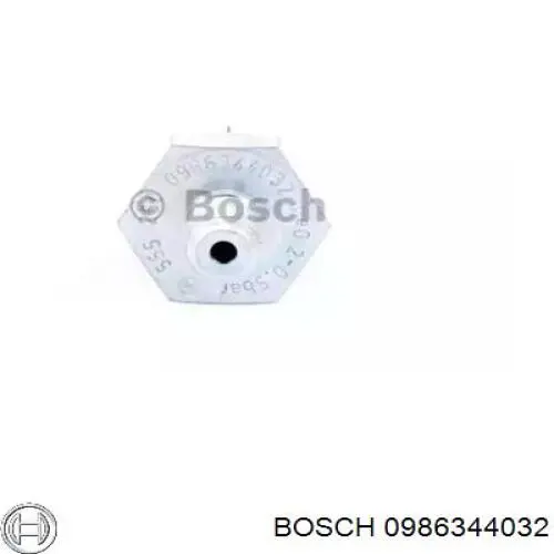 Indicador, presión del aceite 0986344032 Bosch