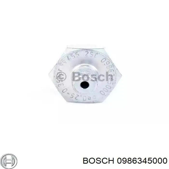 Датчик тиску масла 0986345000 Bosch