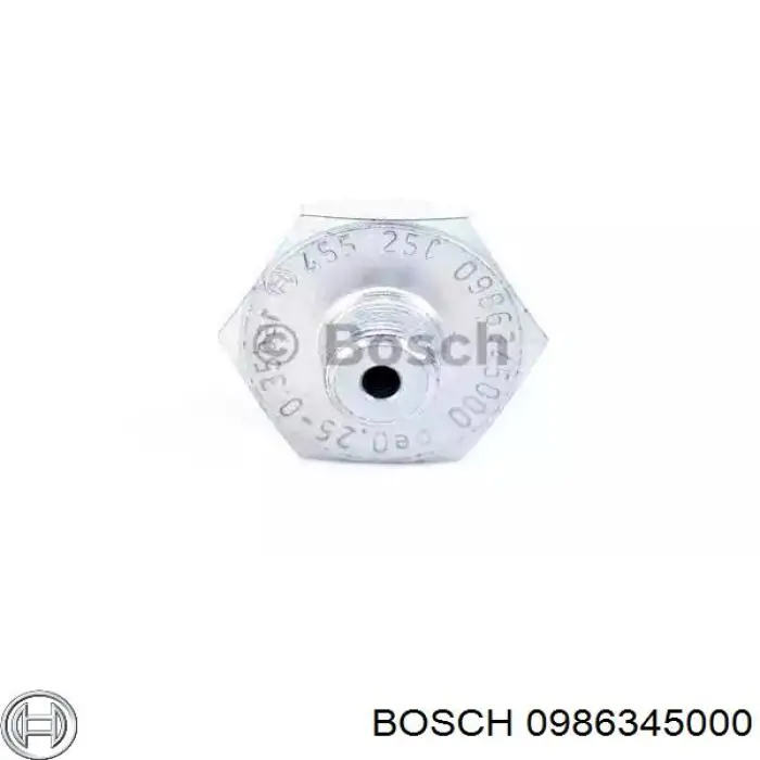 Indicador, presión del aceite 0986345000 Bosch