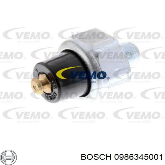 Датчик тиску масла 0986345001 Bosch