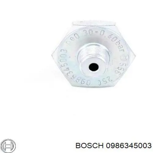 Купить 0986345003 Bosch Датчик давления масла