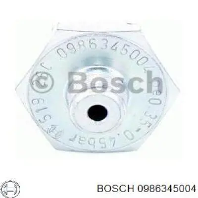 0986345004 Bosch датчик давления масла