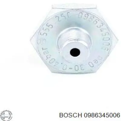 Indicador, presión del aceite 0986345006 Bosch