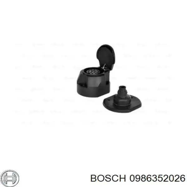 Розетка прицепа электрическая 0986352026 Bosch