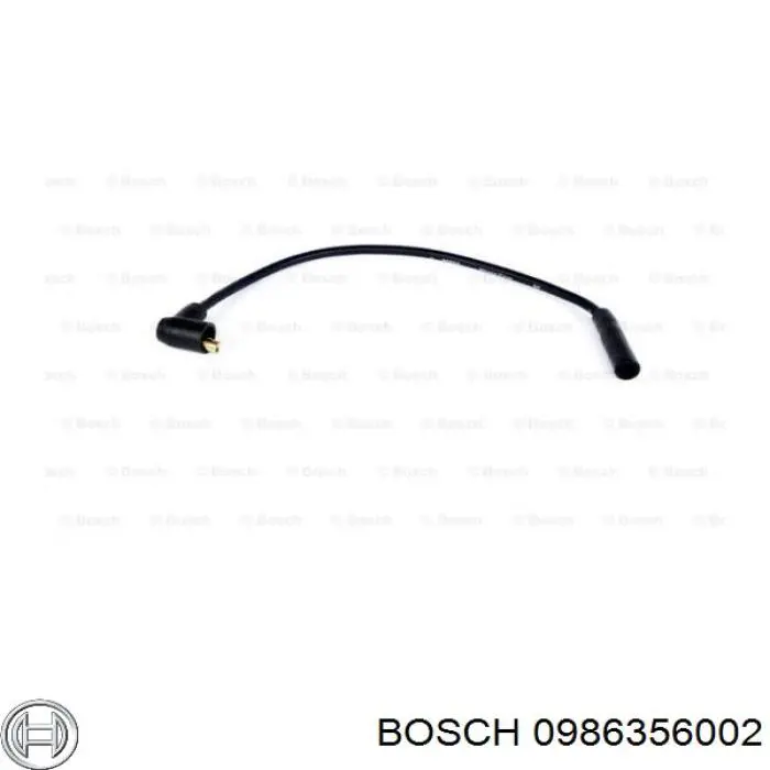 0986356002 Bosch провод высоковольтный, цилиндр №4